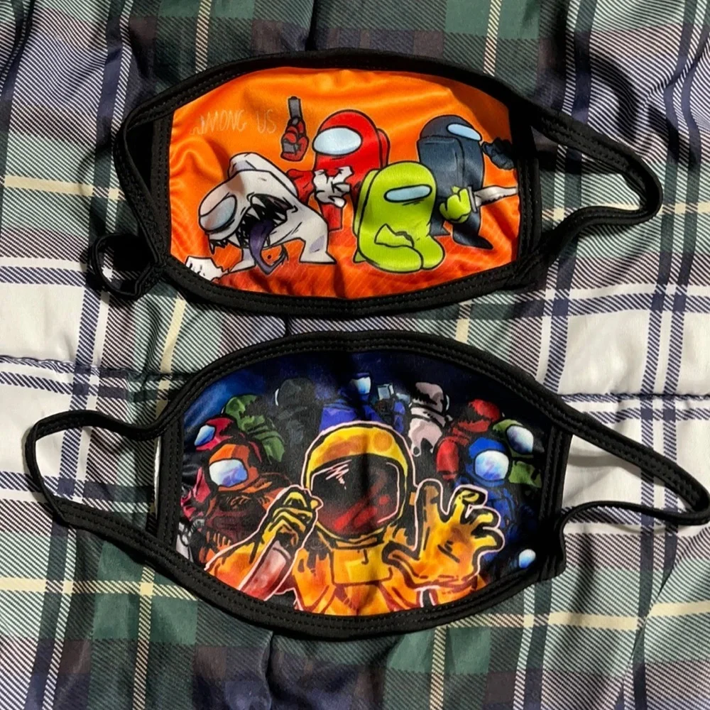 6/$20 New set/2 Among Us face masks